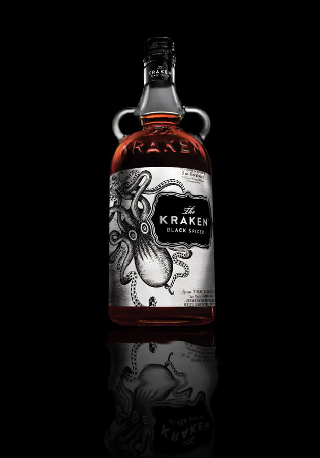 Kraken Black Spiced Rum Fles